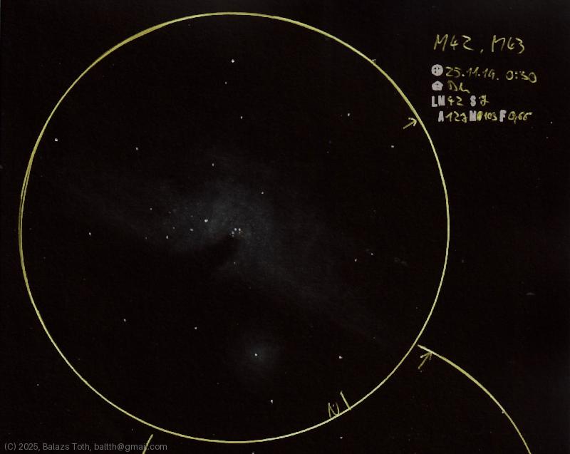 Messier 42, Messier 43